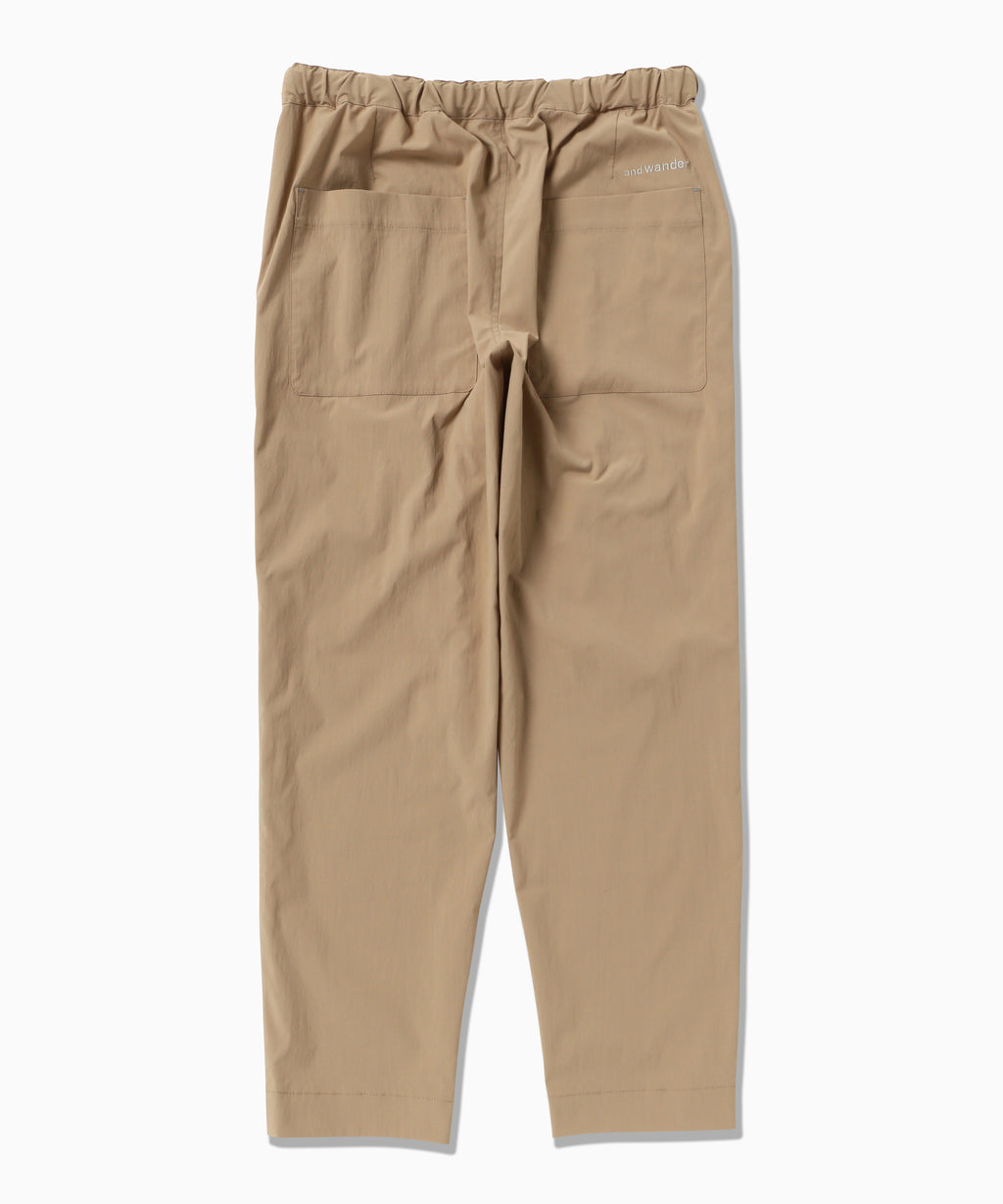 AND WANDER - UV cut strech pants beige
