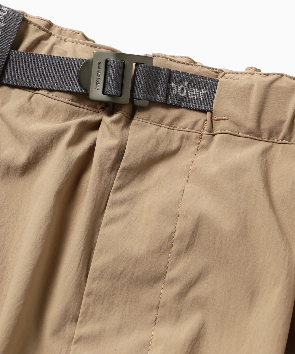 AND WANDER - UV cut strech pants beige
