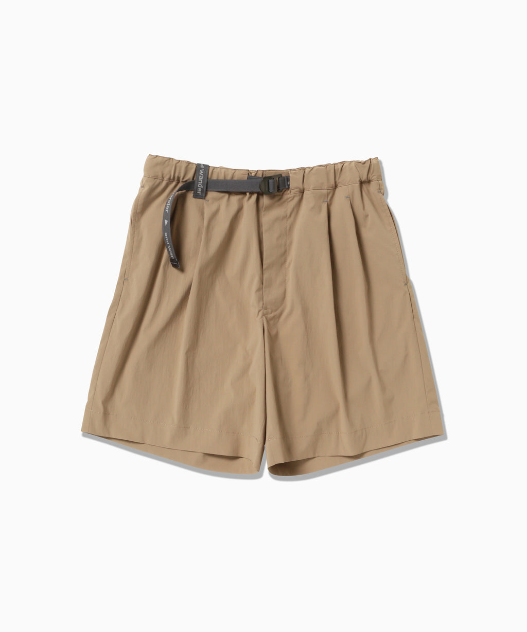 AND WANDER - UV cut strech short beige