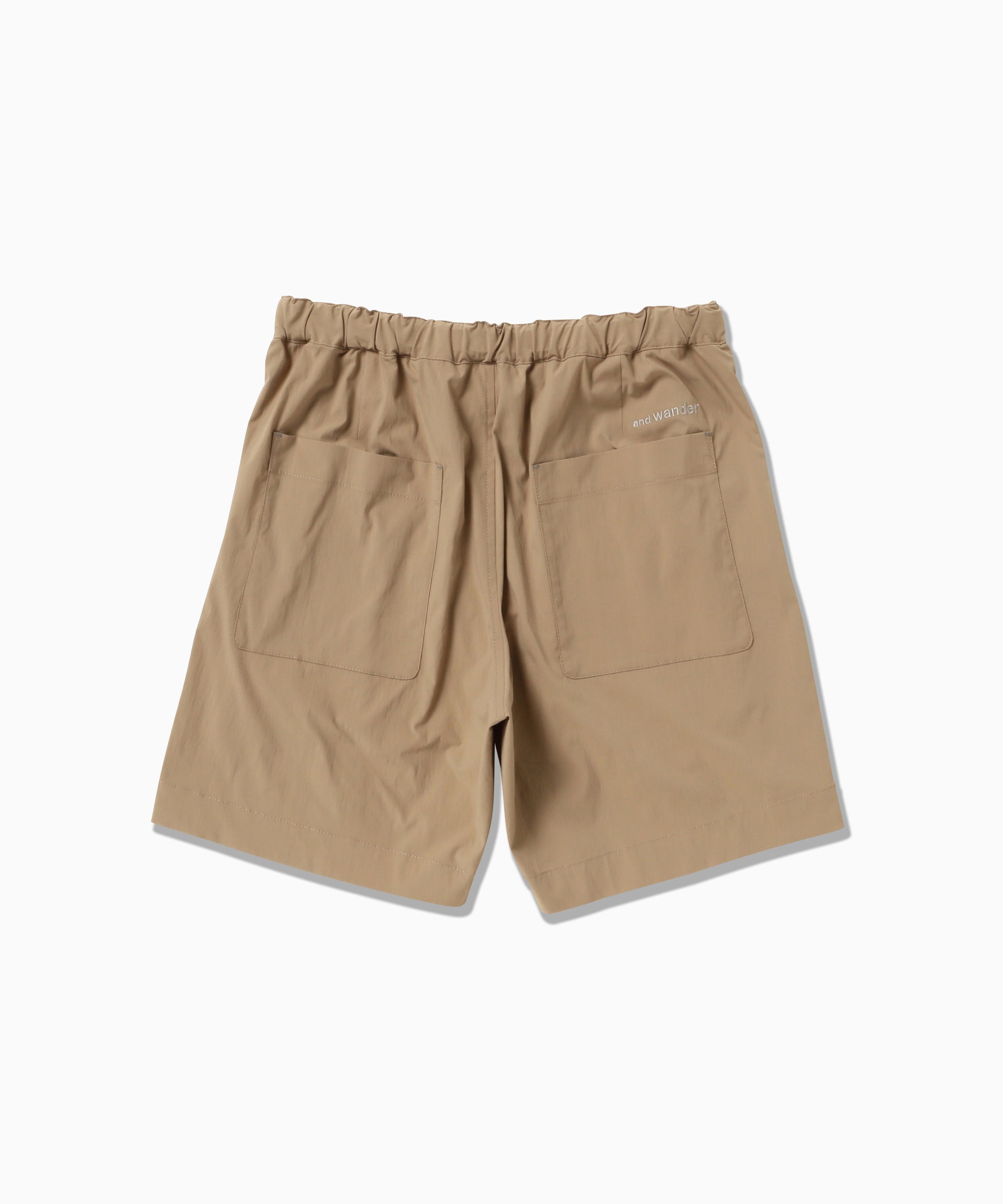 AND WANDER - UV cut strech short beige