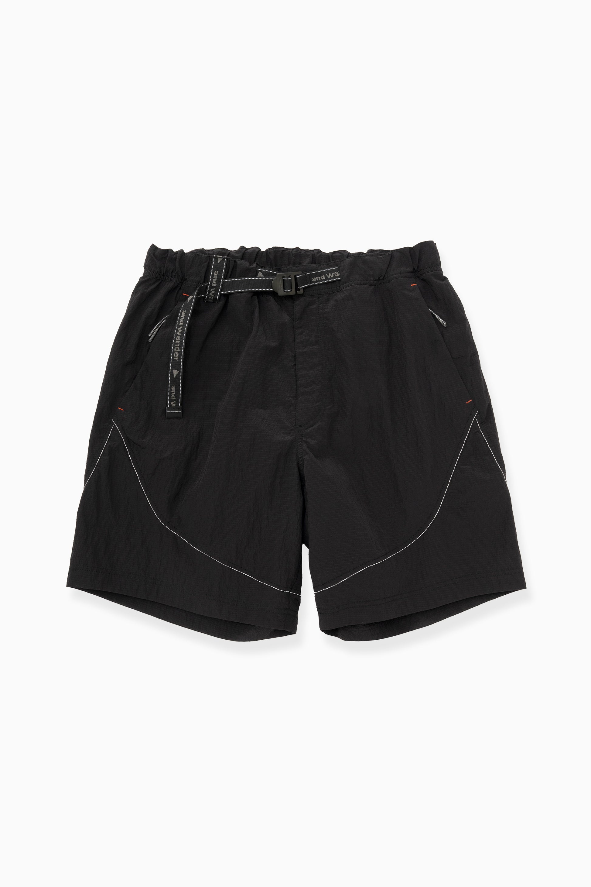 AND WANDER - Roa x and wander ripstop wind short pants black