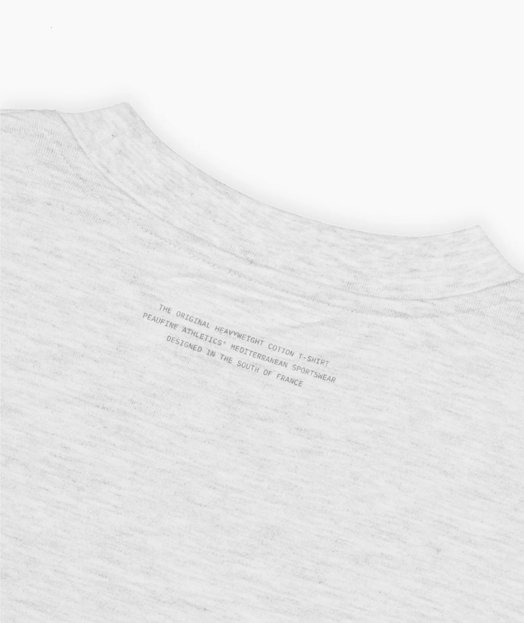 PEAUFINE ATHLETICS - Heavy tee-shirt Heather grey