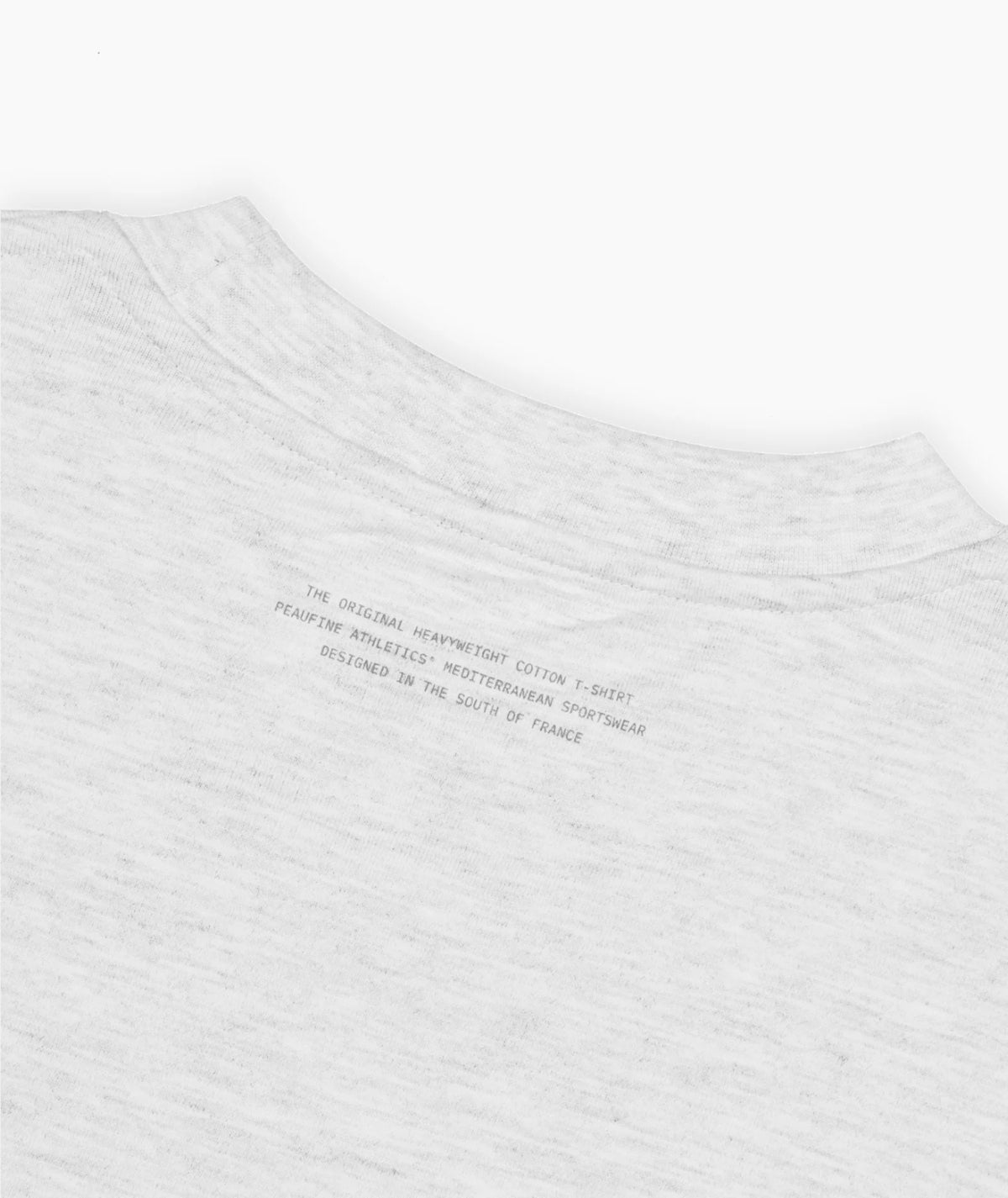 PEAUFINE ATHLETICS - Heavy tee-shirt Heather grey