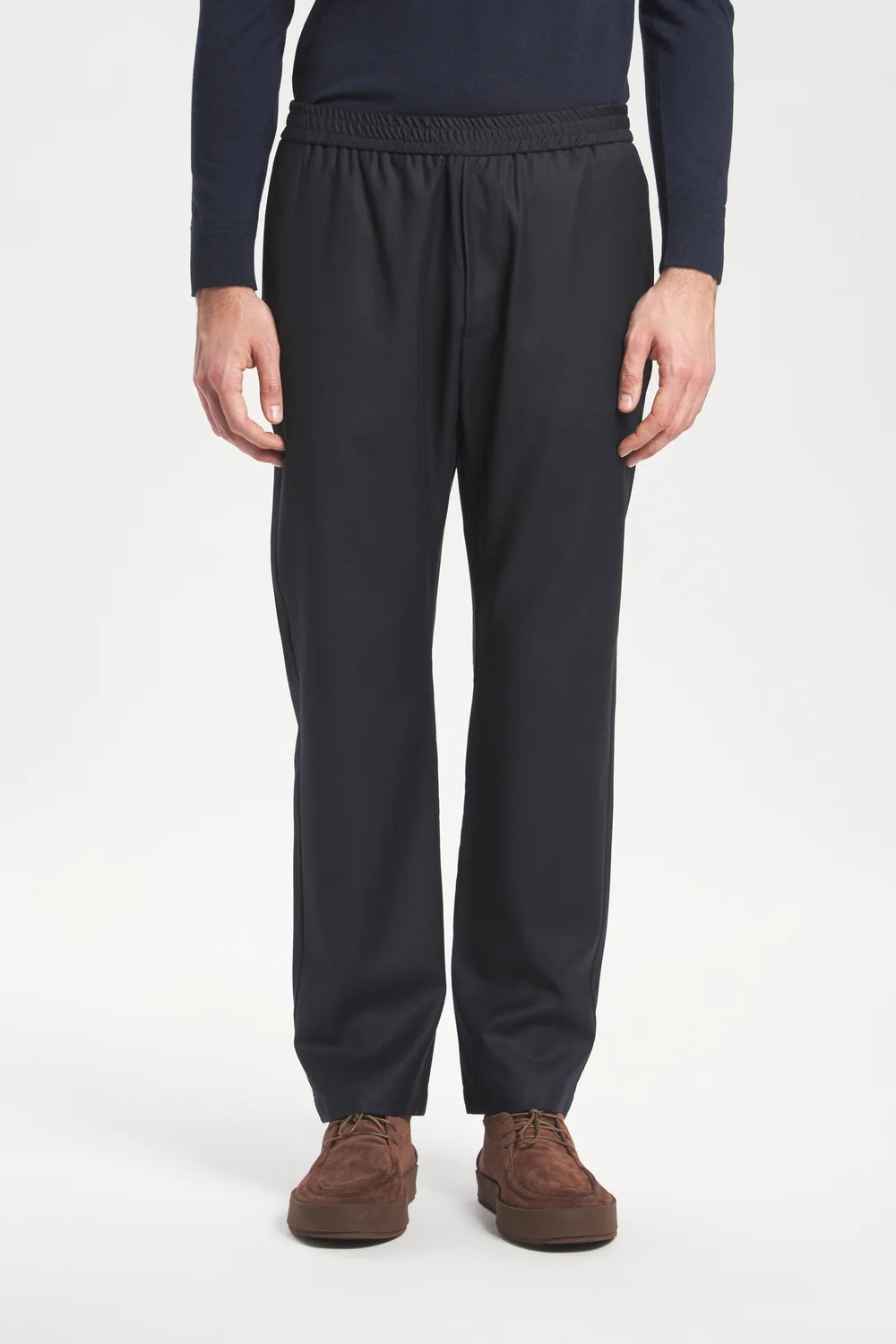 Barena - Trousers Bativoga flan Navy