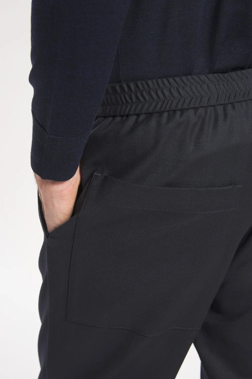 Barena - Trousers Bativoga flan Navy
