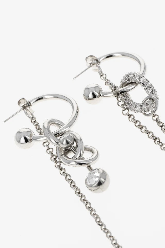 JUSTINE CLENQUET - abel earrings palladium JUSTINE CLENQUET