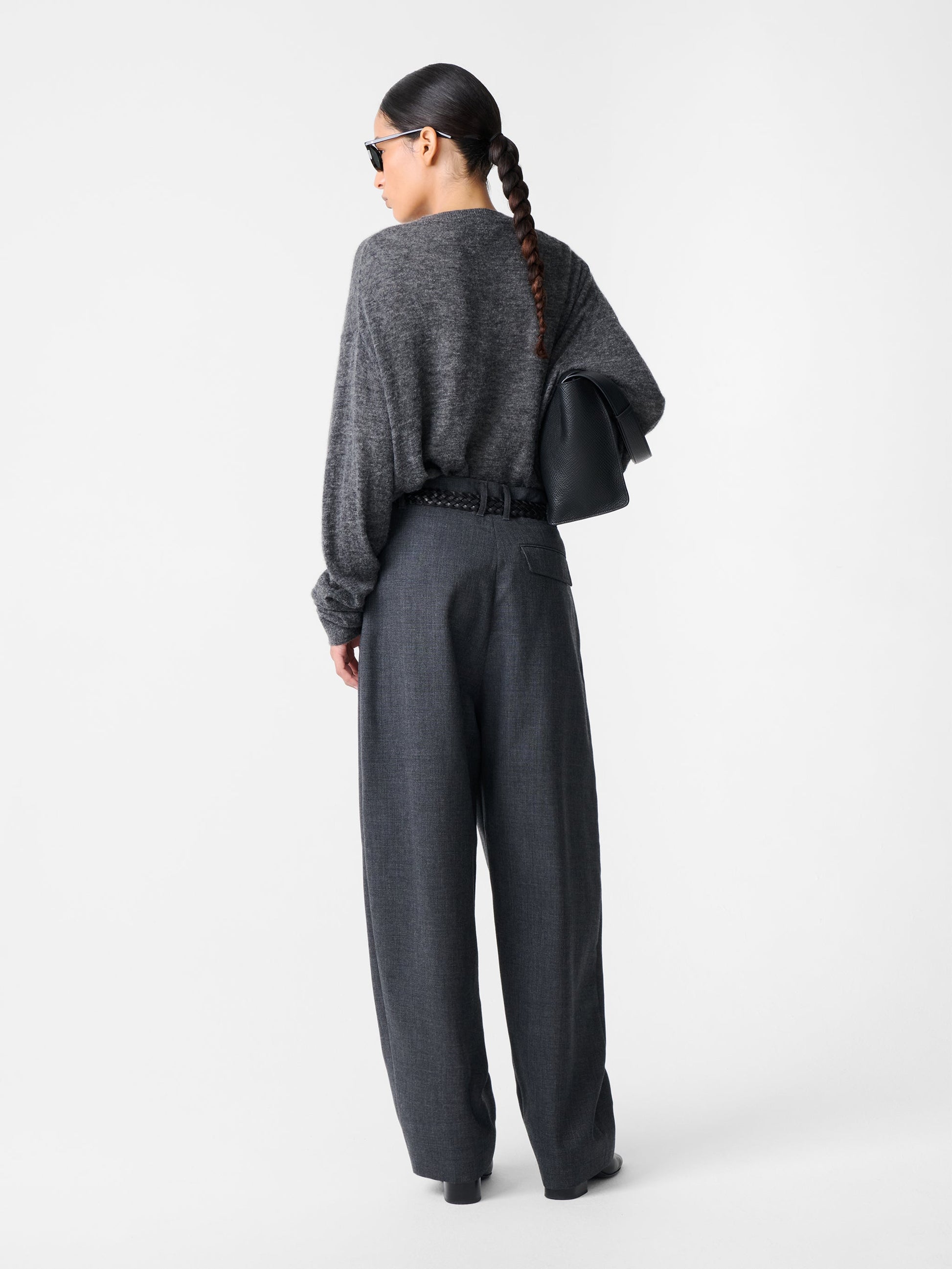 STUDIO NICHOLSON - Pant acuna slate melange STUDIO NICHOLSON