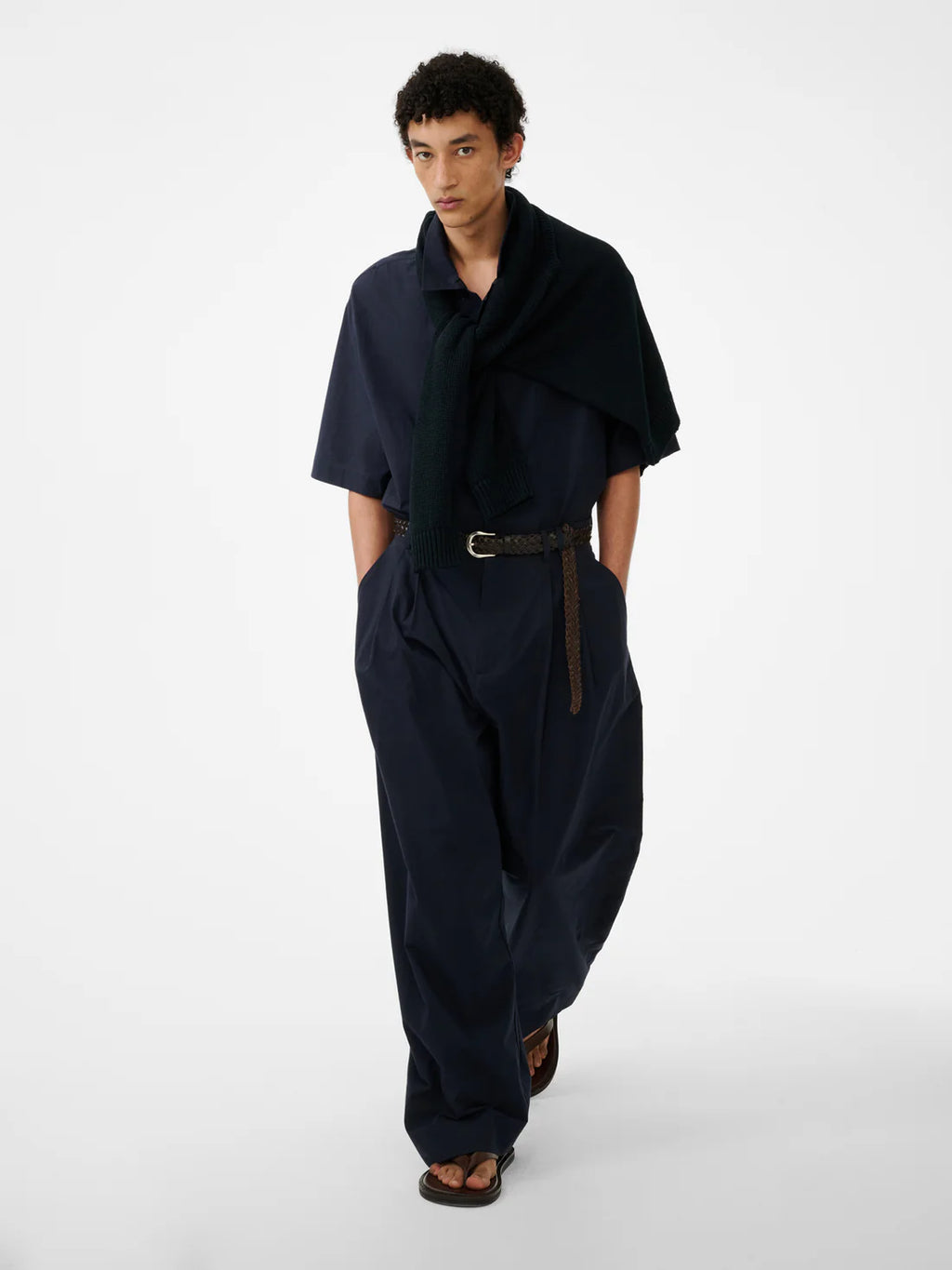 STUDIO NICHOLSON - Chemise agios navy