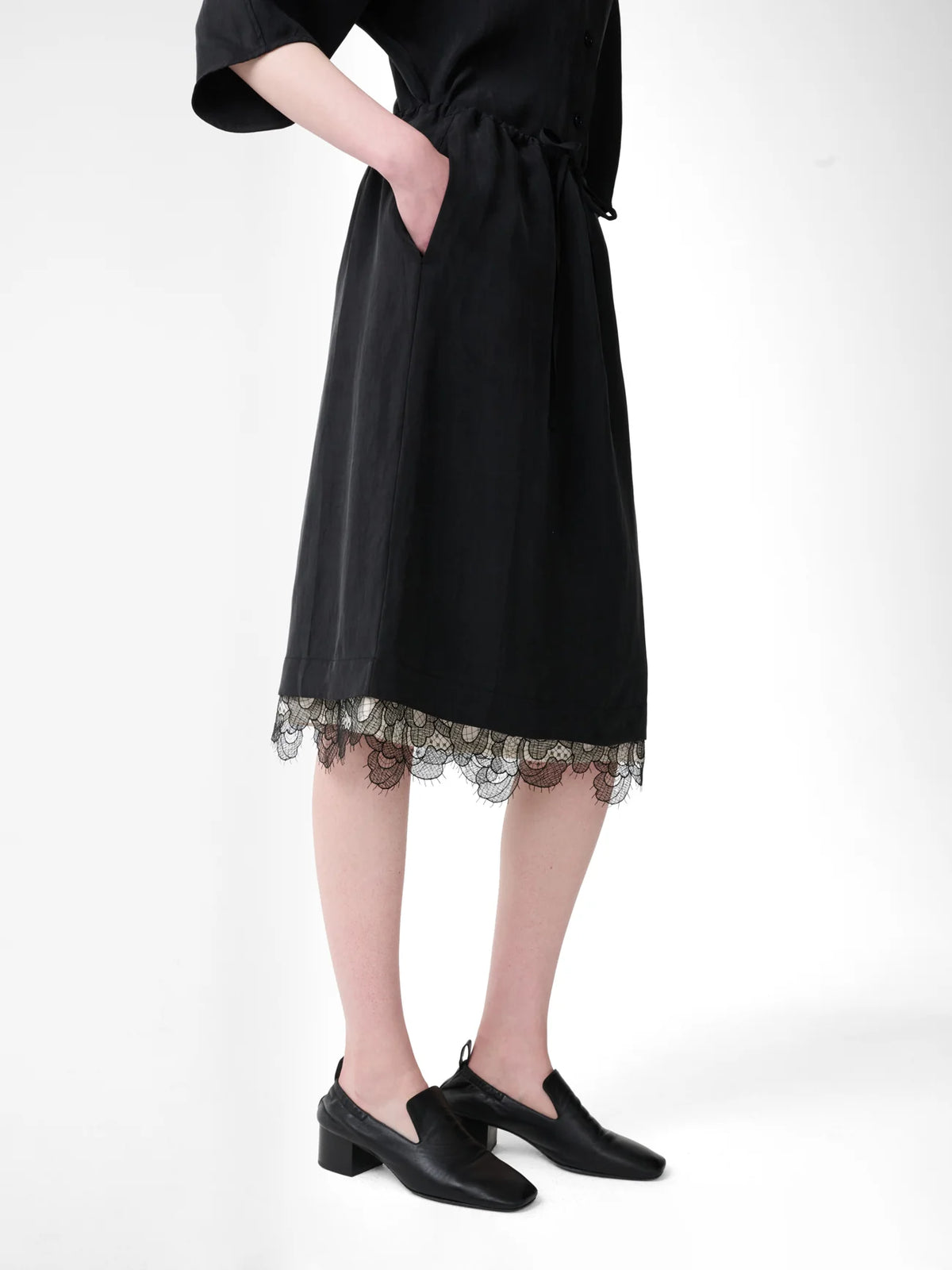 STUDIO NICHOLSON - Alder Skirt Black