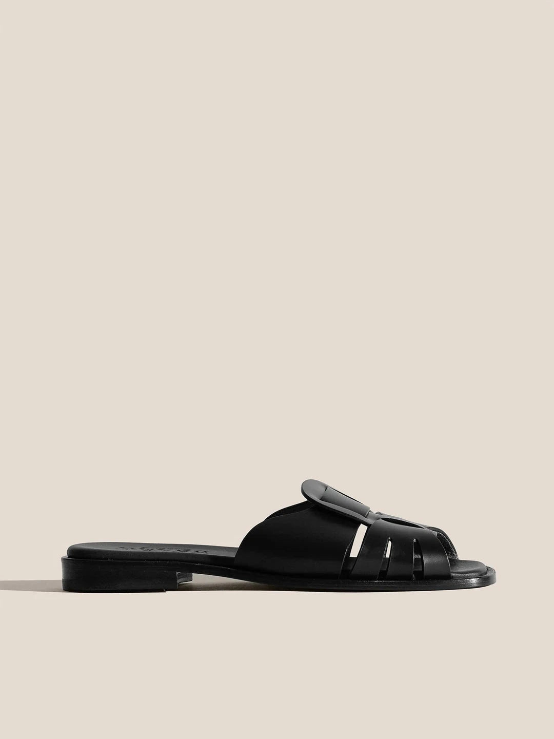 HEREU - Ancora fisherman slide sandal black