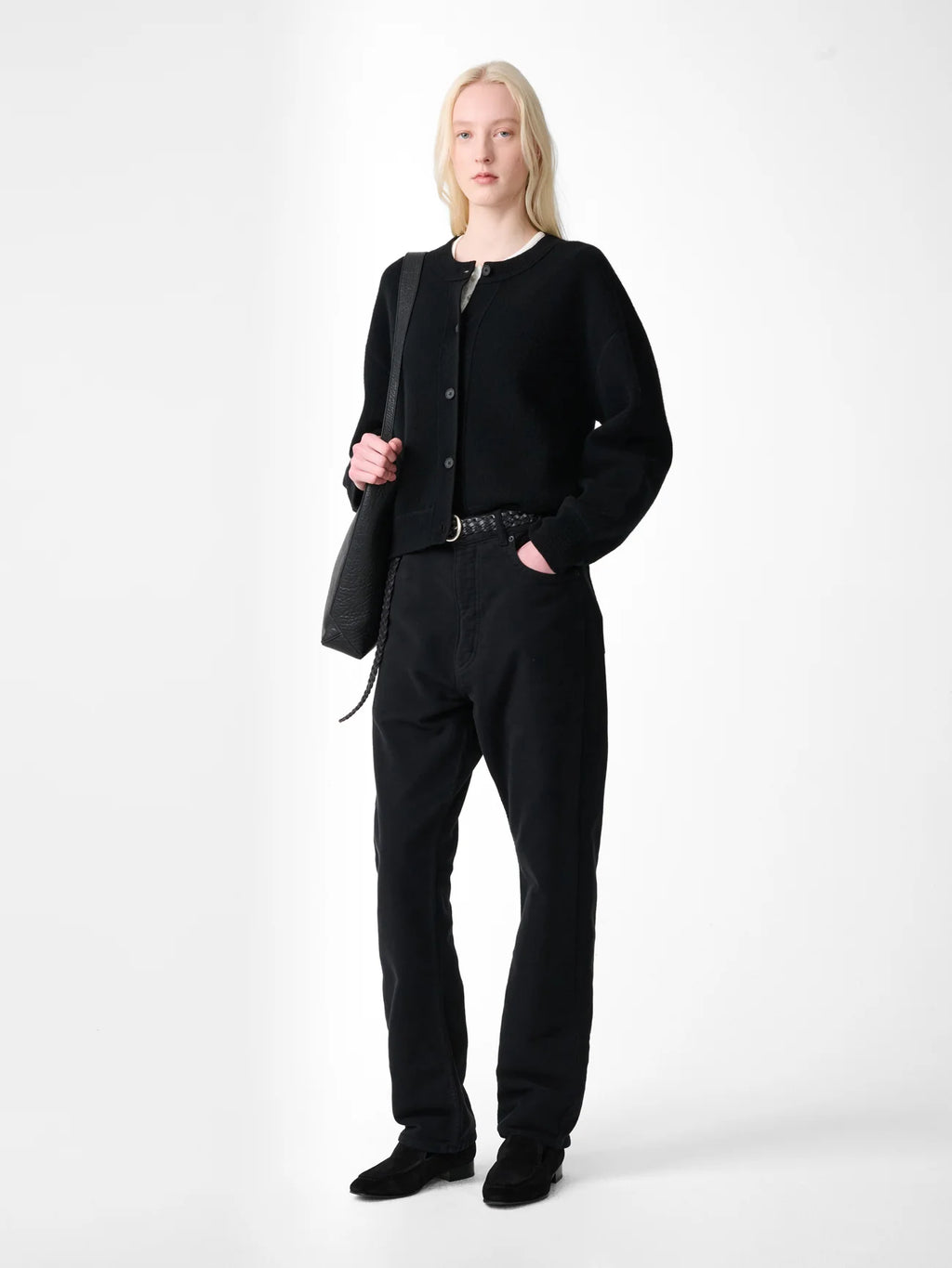 STUDIO NICHOLSON - Arvine Cardigan Mouse