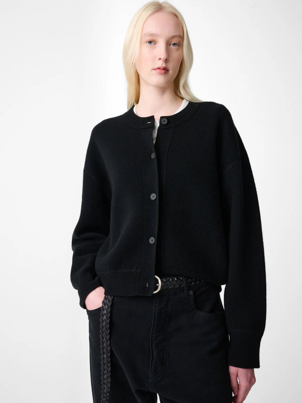 STUDIO NICHOLSON - Arvine Cardigan Mouse