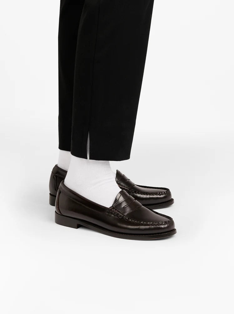 GH BASS - Weejuns Penny Loafers Chocolate Leather