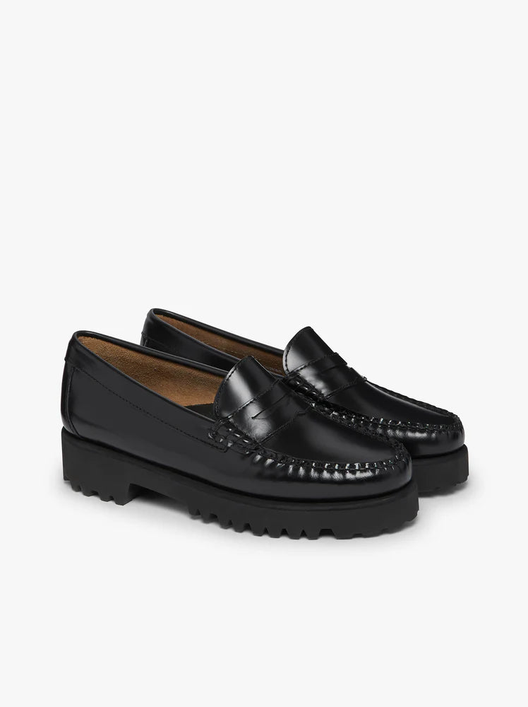 GH BASS - Weejuns 90s Penny Loafers Black Leather