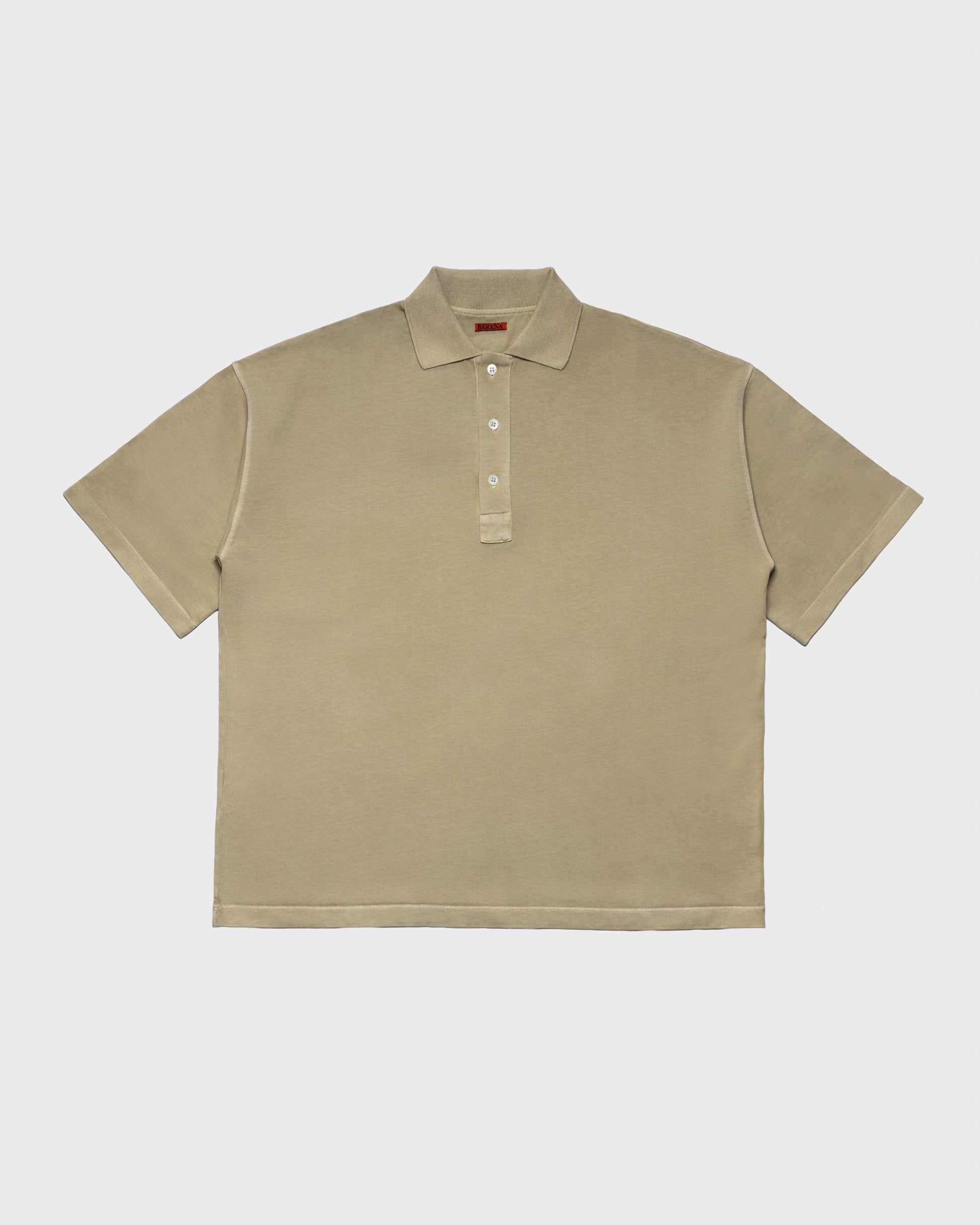 BARENA - Polo tarso beige délavé