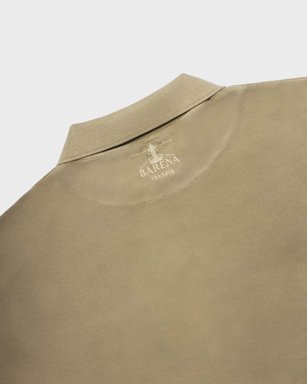 BARENA - Polo tarso beige délavé