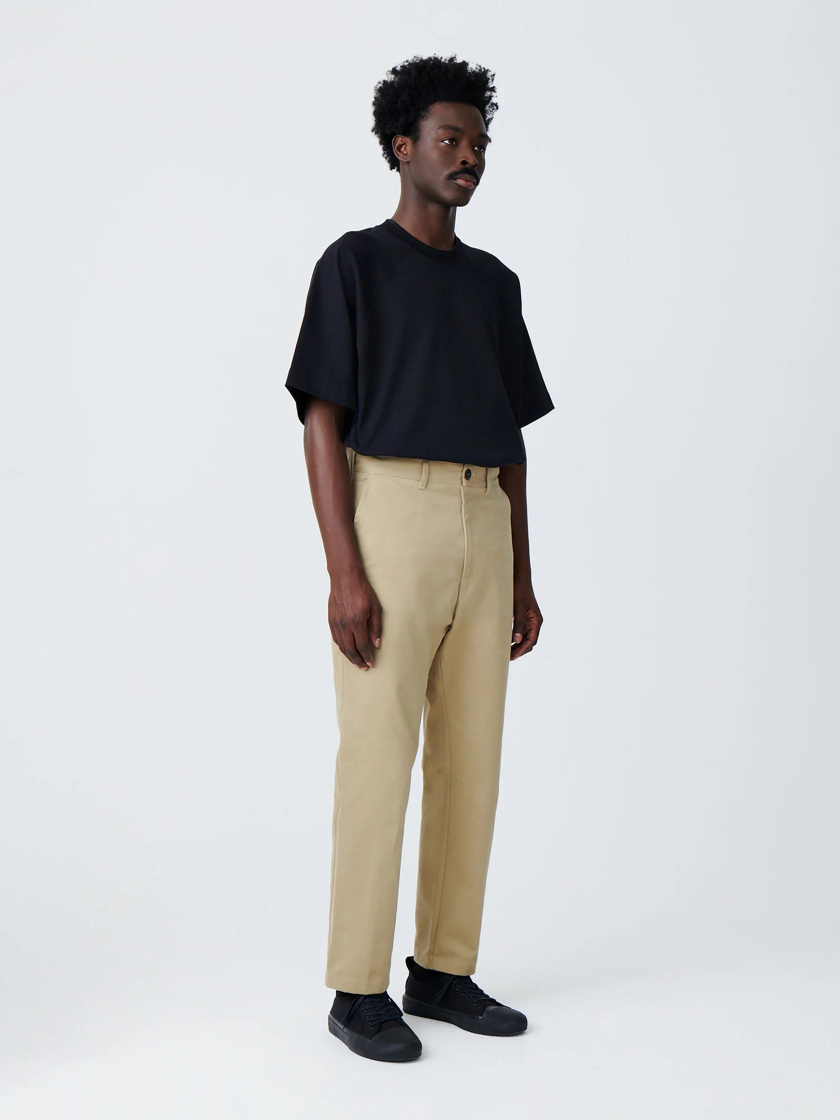 STUDIO NICHOLSON - Pant bill twill tan STUDIO NICHOLSON