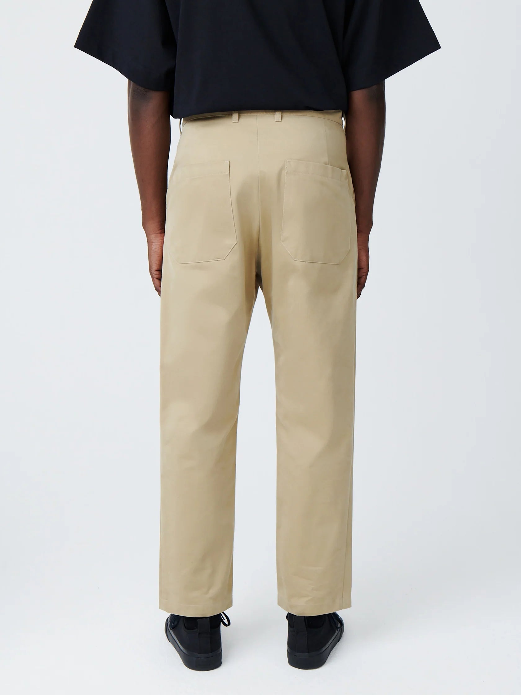 STUDIO NICHOLSON - Pant bill twill tan STUDIO NICHOLSON