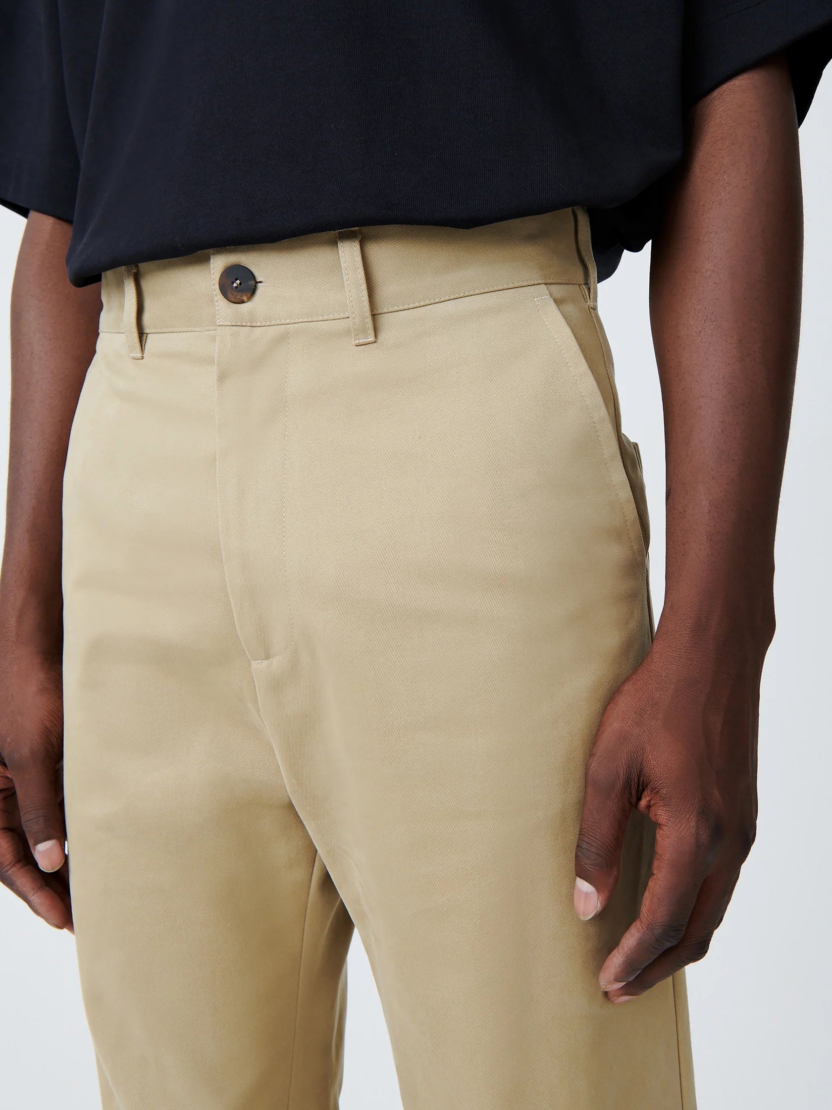 STUDIO NICHOLSON - Pant bill twill tan STUDIO NICHOLSON