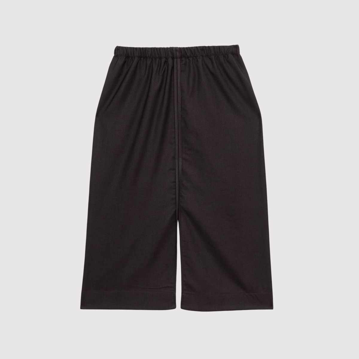 BASERANGE - Dadar skirt wool brown black