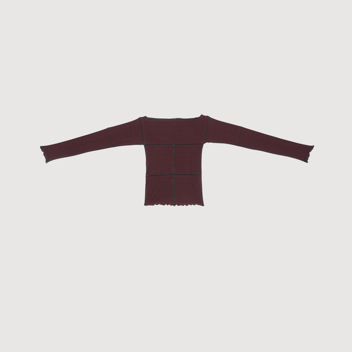 BASERANGE - Cinder longsleeve T Nara red