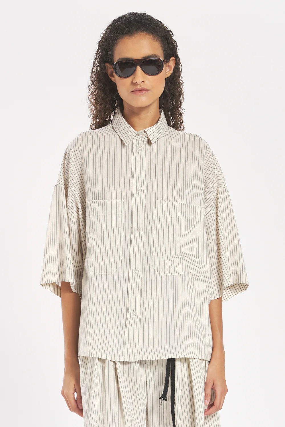 BARENA - shirt priscilla avorio