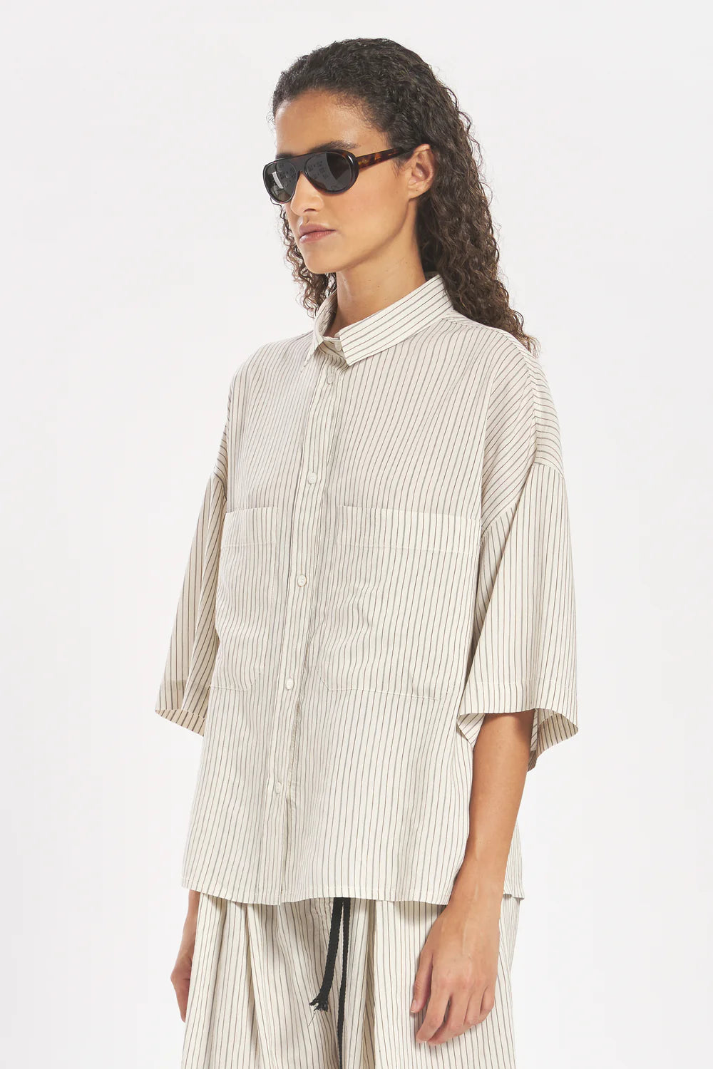 BARENA - shirt priscilla avorio