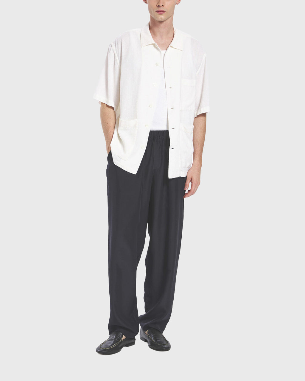 BARENA - Shirt donde blanche