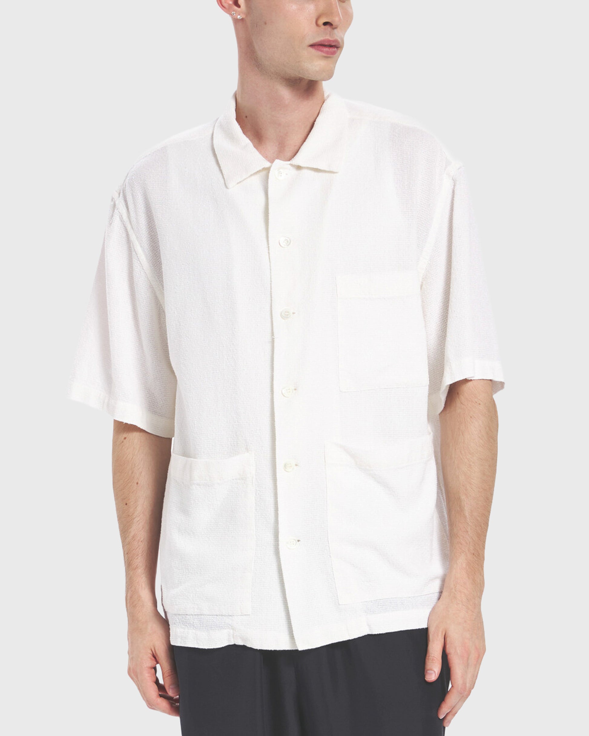 BARENA - Shirt donde blanche