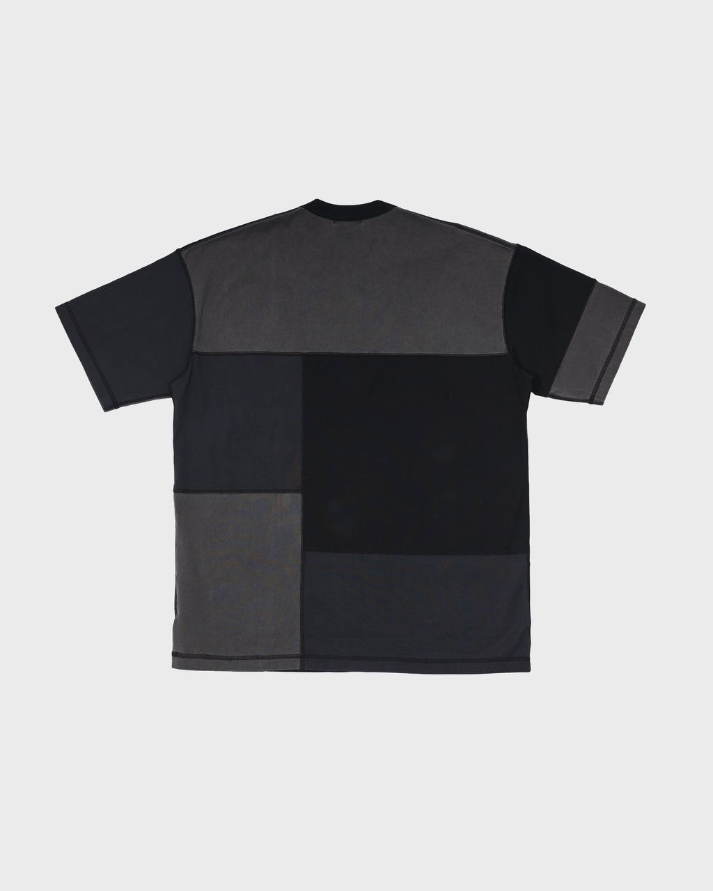 CDG HOMME - Boxy panel T black mix
