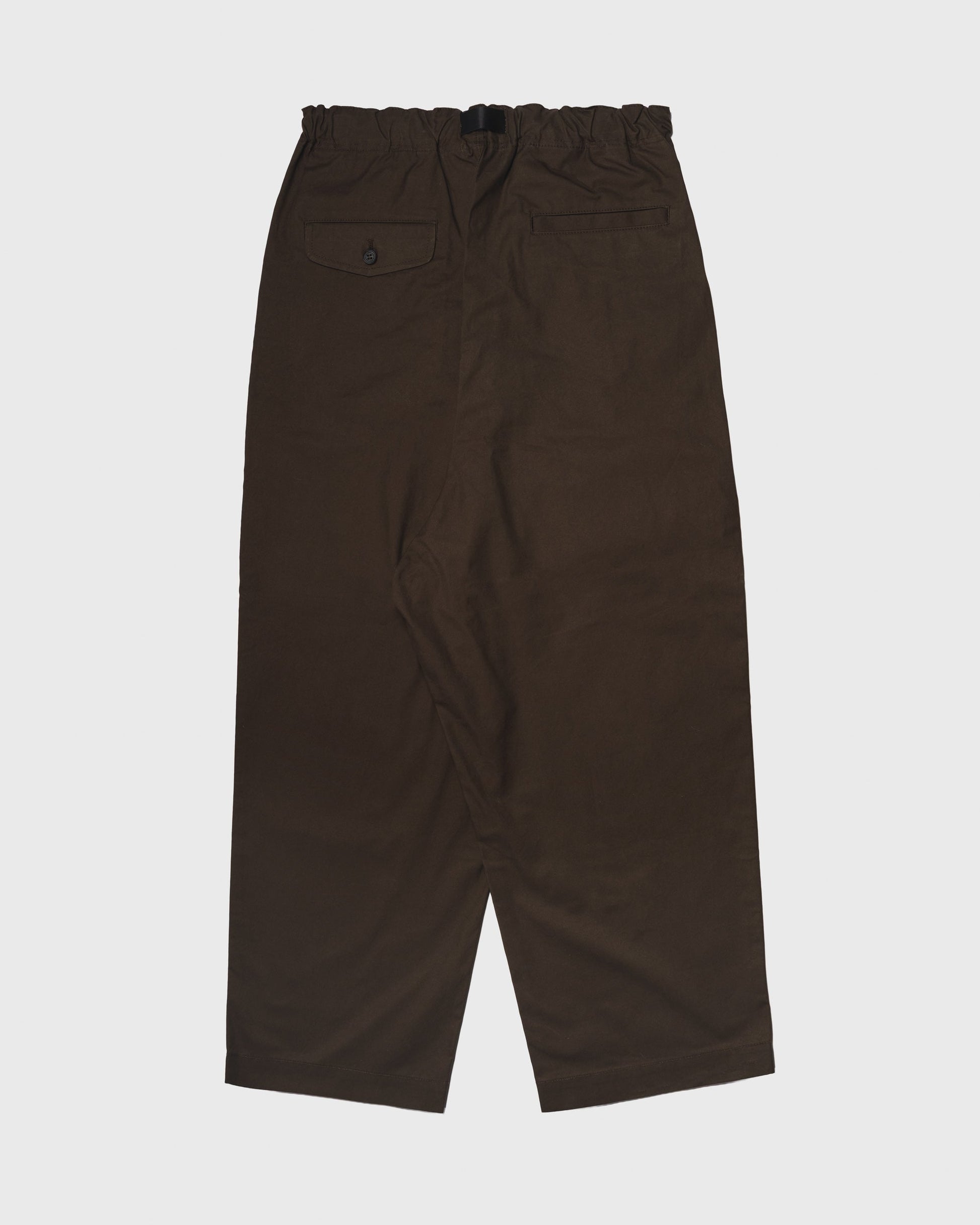 CDG - Pantalon à boucle dark brown CDG HOMME