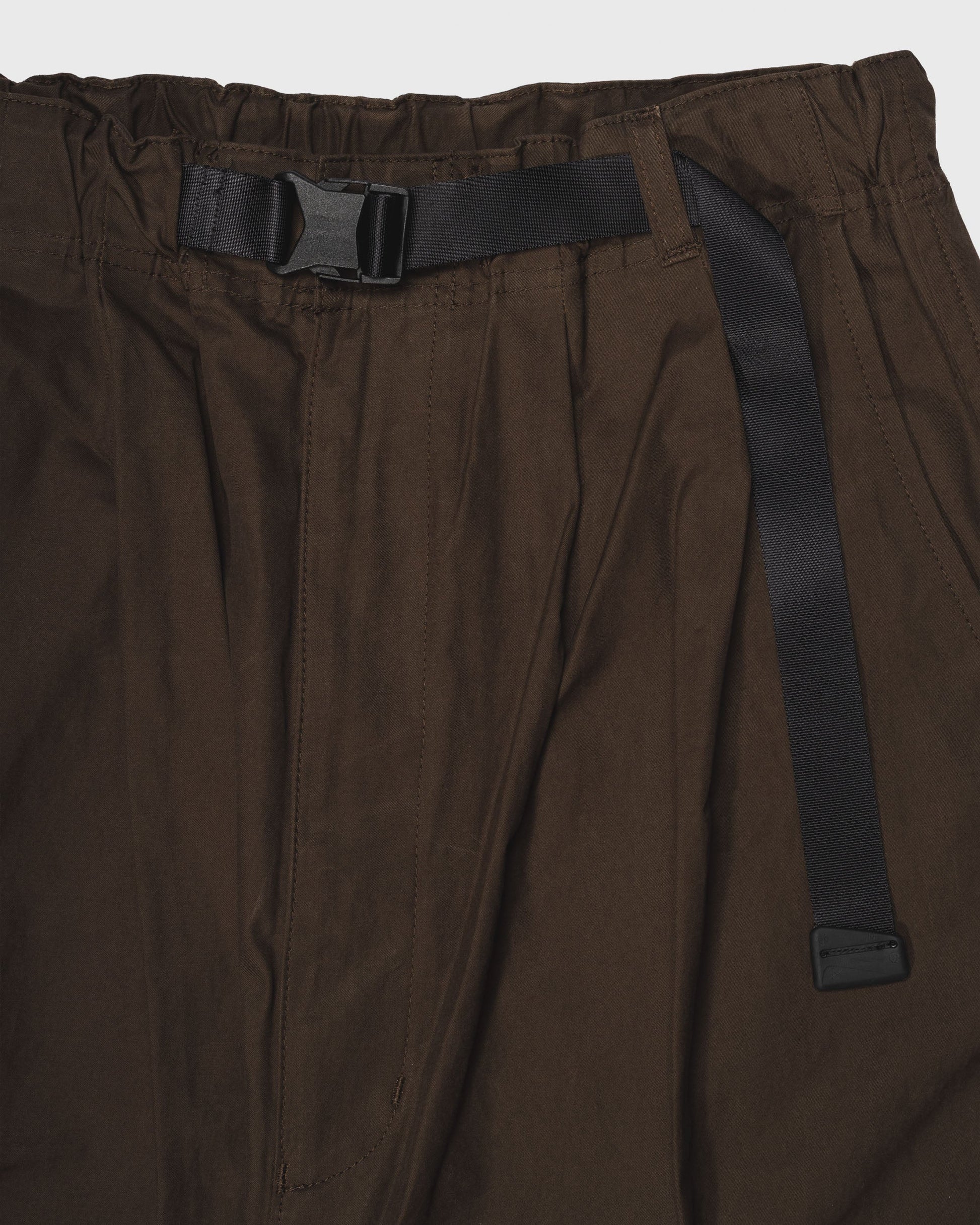 CDG - Pantalon à boucle dark brown CDG HOMME