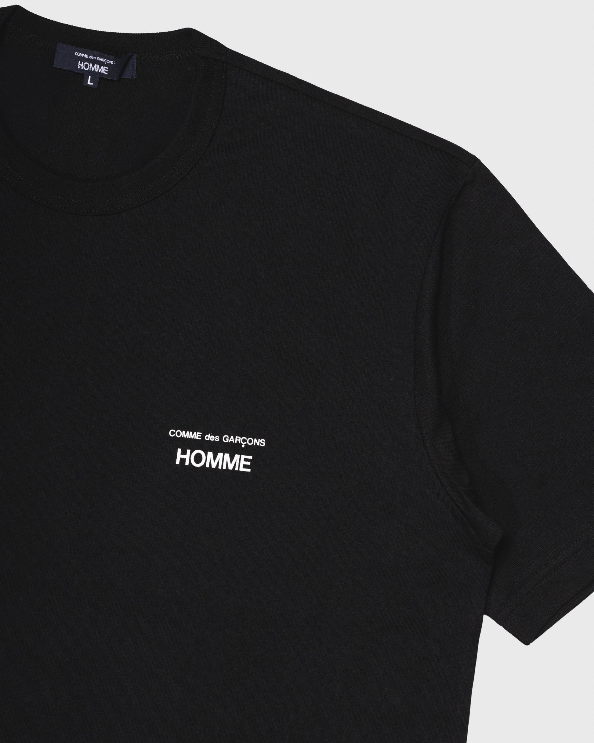 CDG HOMME - T-shirt logo black CDG HOMME