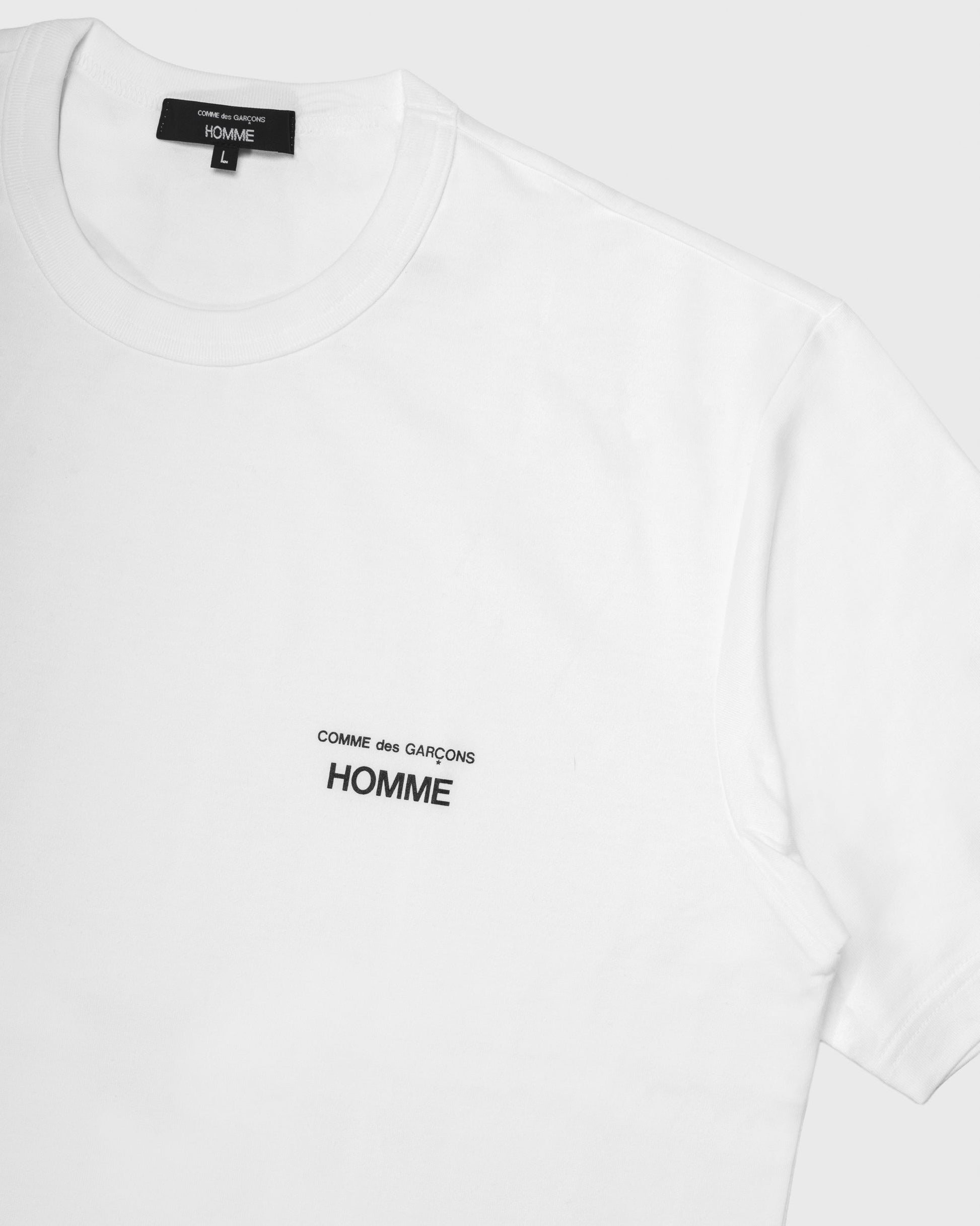 CDG HOMME - T-shirt logo white CDG HOMME