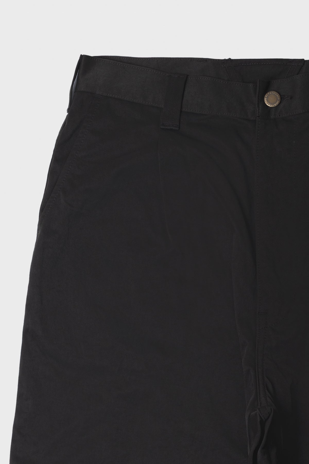 CDG - Men's overdyed pant dark brown