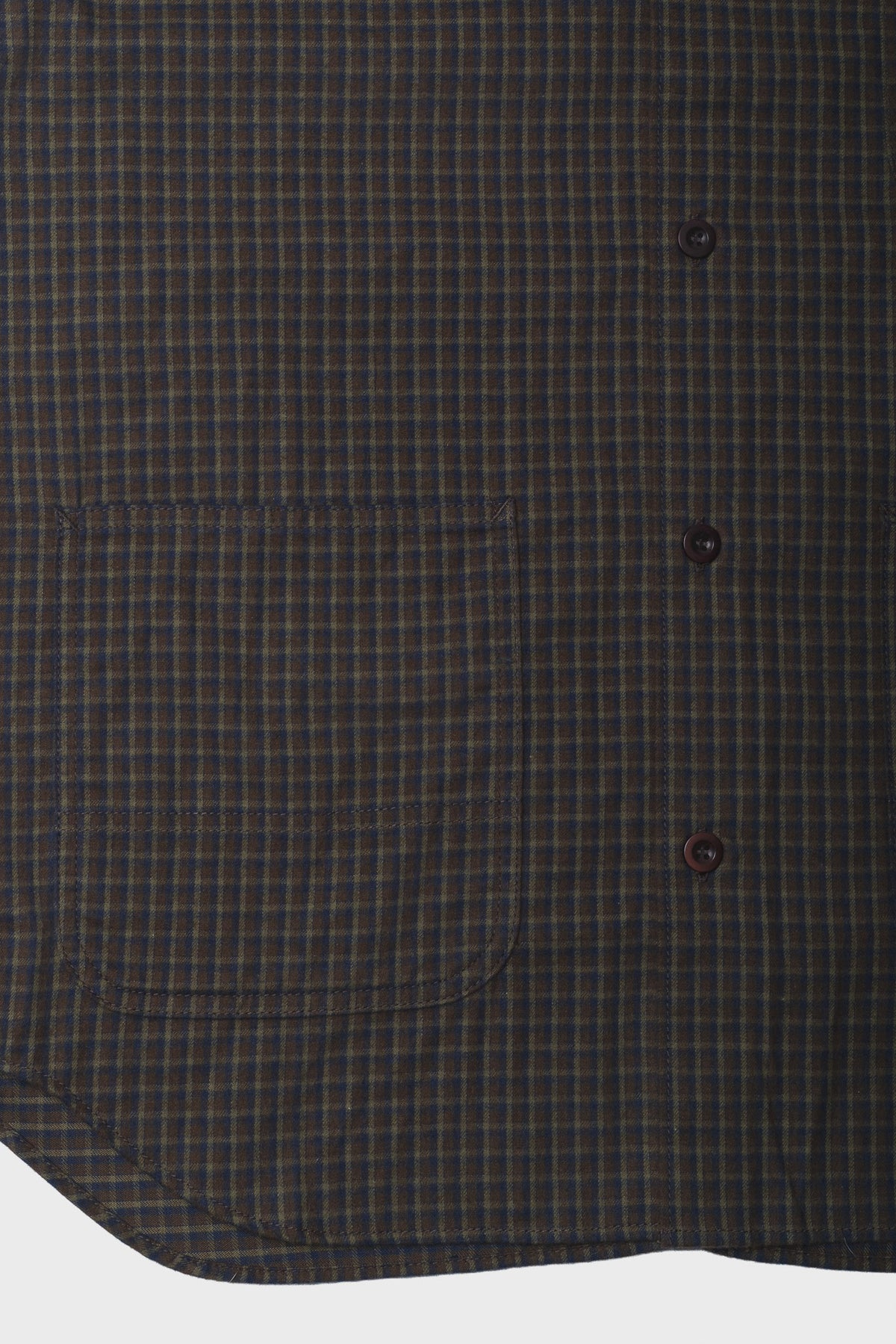 CDG - Men's shirt jacket navy brown khaki