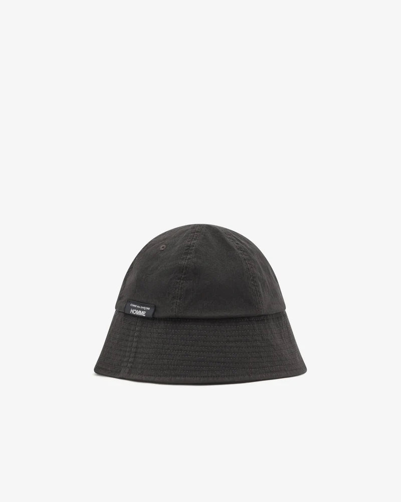 CDG HOMME - Logo bucket hat brown