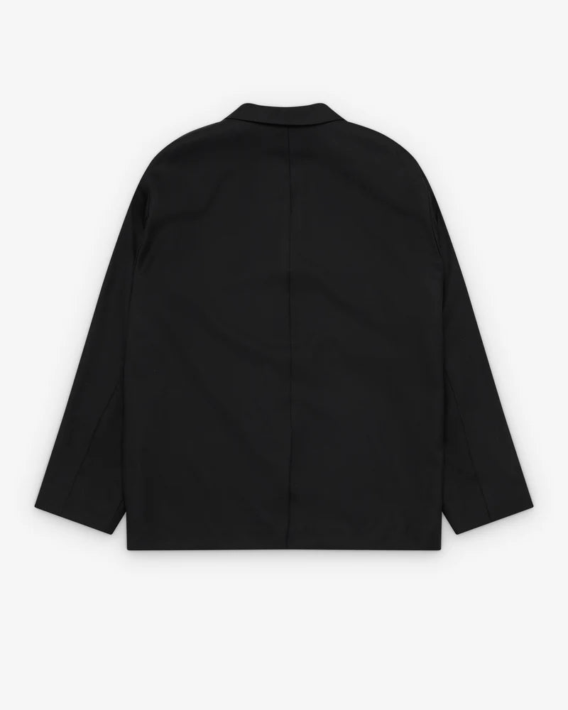 CDG HOMME - Wool boxy blazer navy