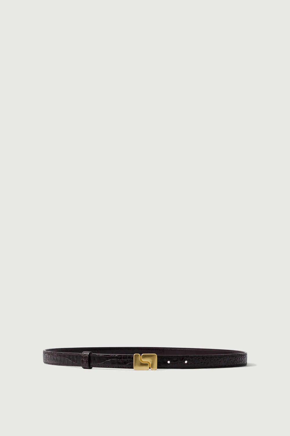 SOEUR - nino mini croco marron foncé