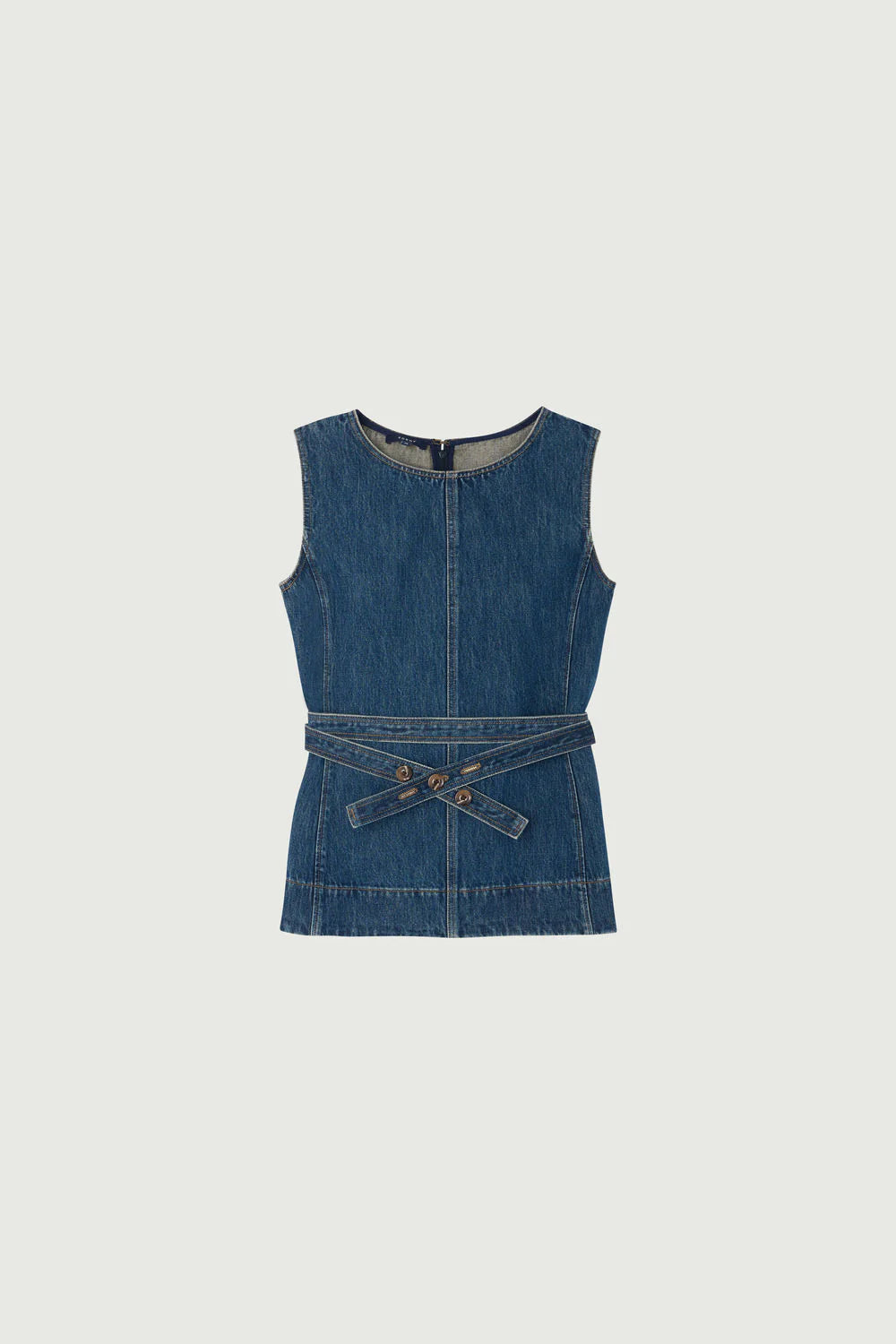 SOEUR - chance top bleu vert