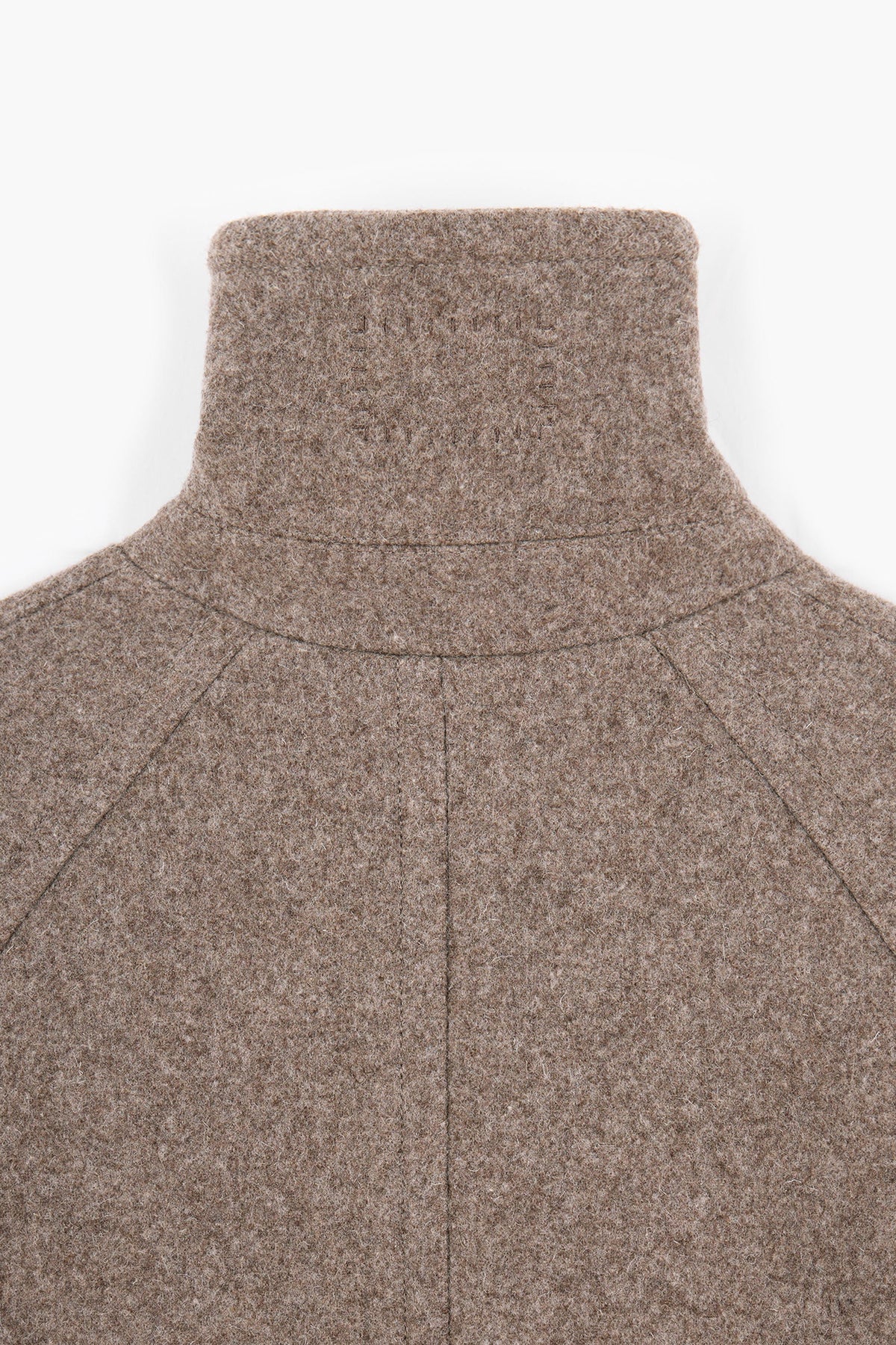 MUSEUM GARMENTS - Car coat raglan beige chiné