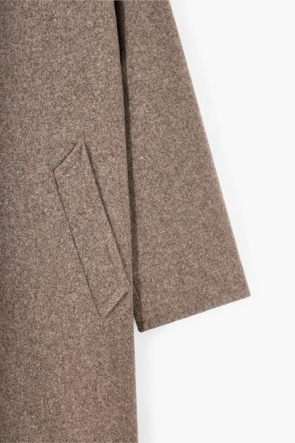 MUSEUM GARMENTS - Car coat raglan beige chiné