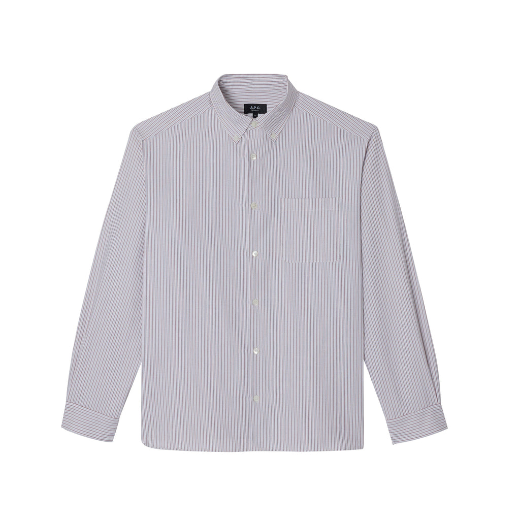 APC - Chemise mateo stripe APC