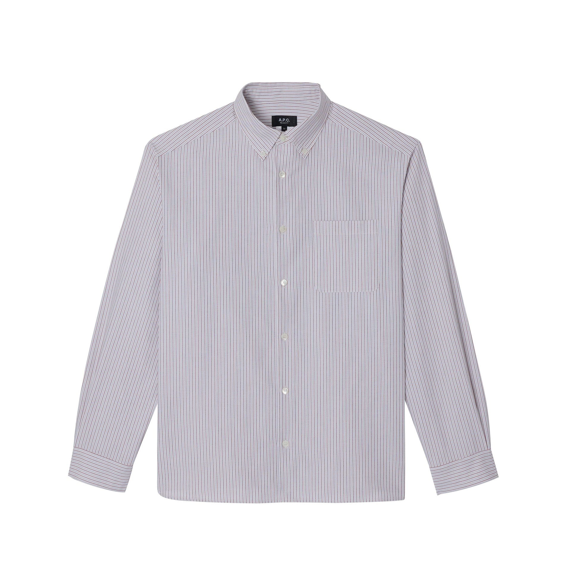 APC - Chemise mateo stripe APC