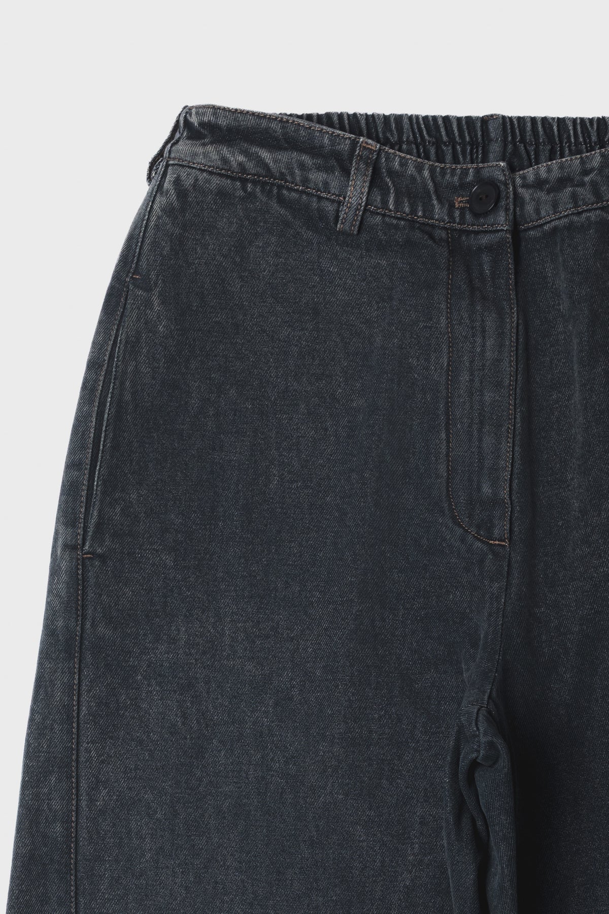 CORDERA - Washed denim straight pants
