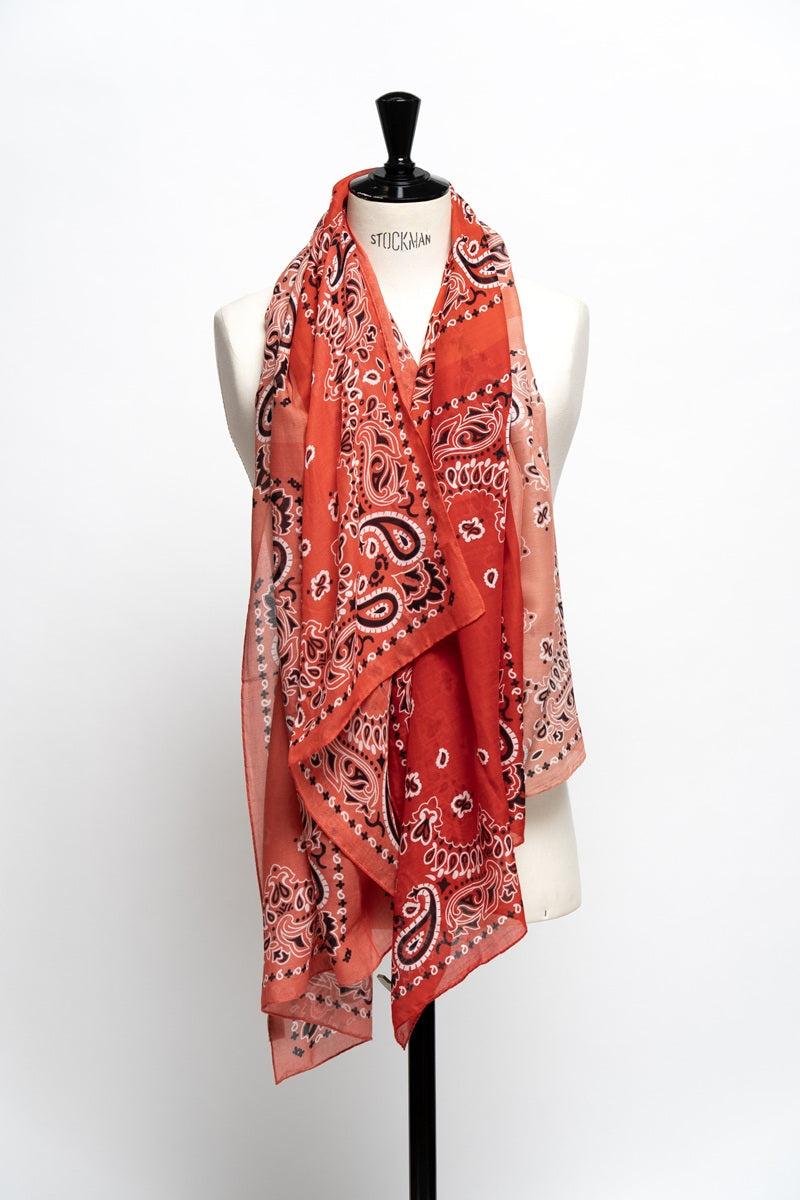 DESTIN - Pareo 120*180 multi red