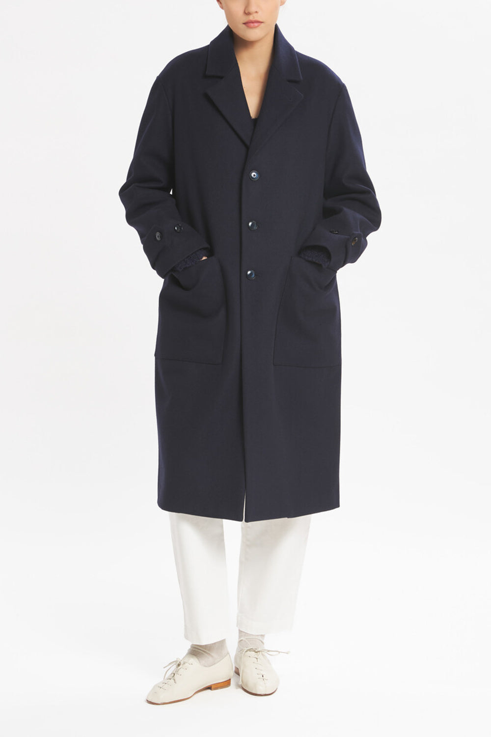BARENA - Coat zane navy BARENA