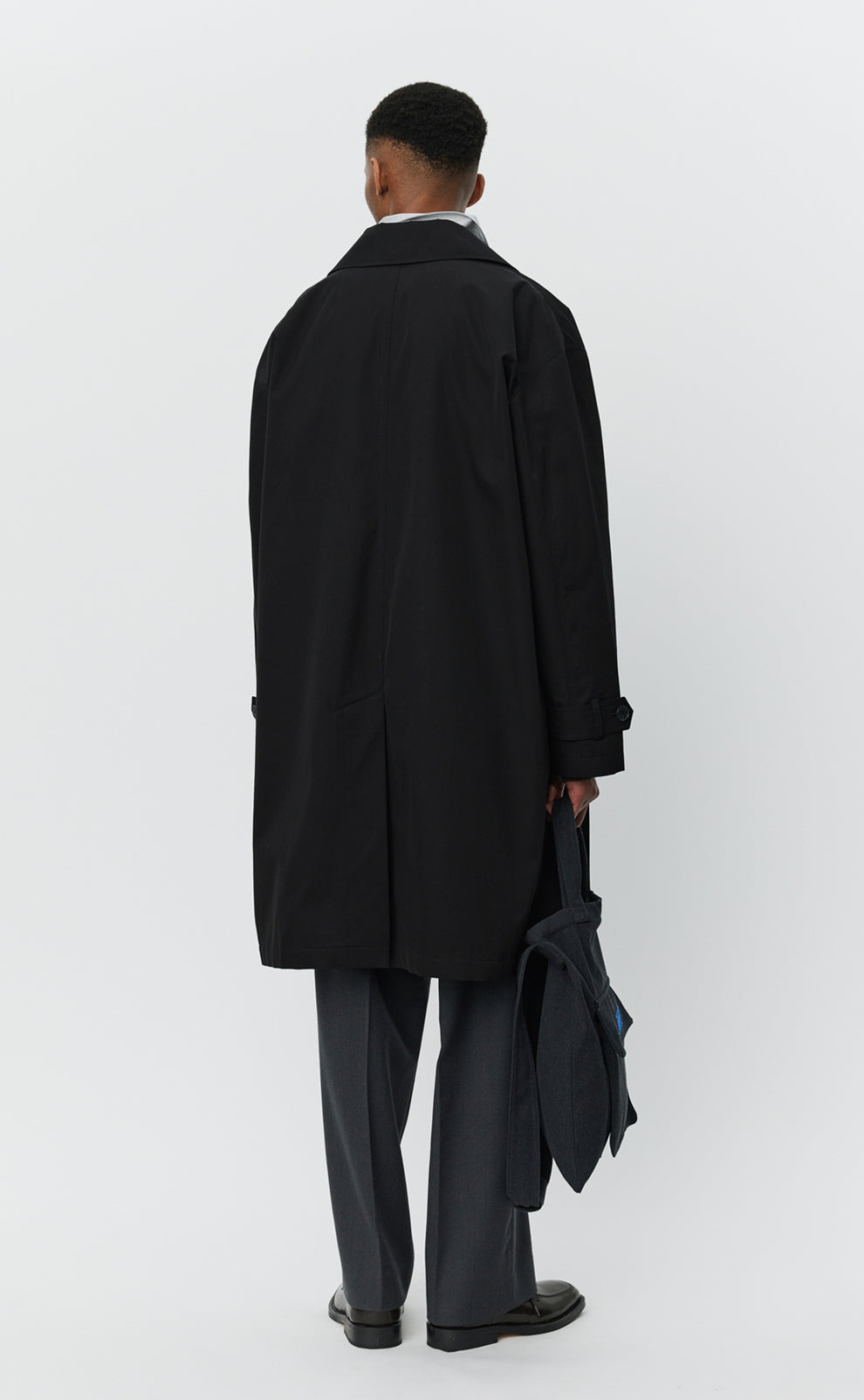 MFPEN - Client coat Black Gabardine