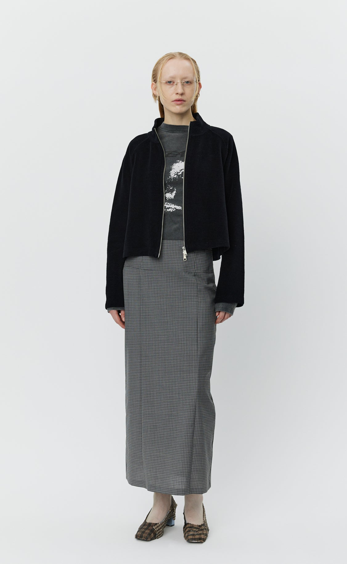 MFPEN - Cropped leisure zip-up black MFPEN