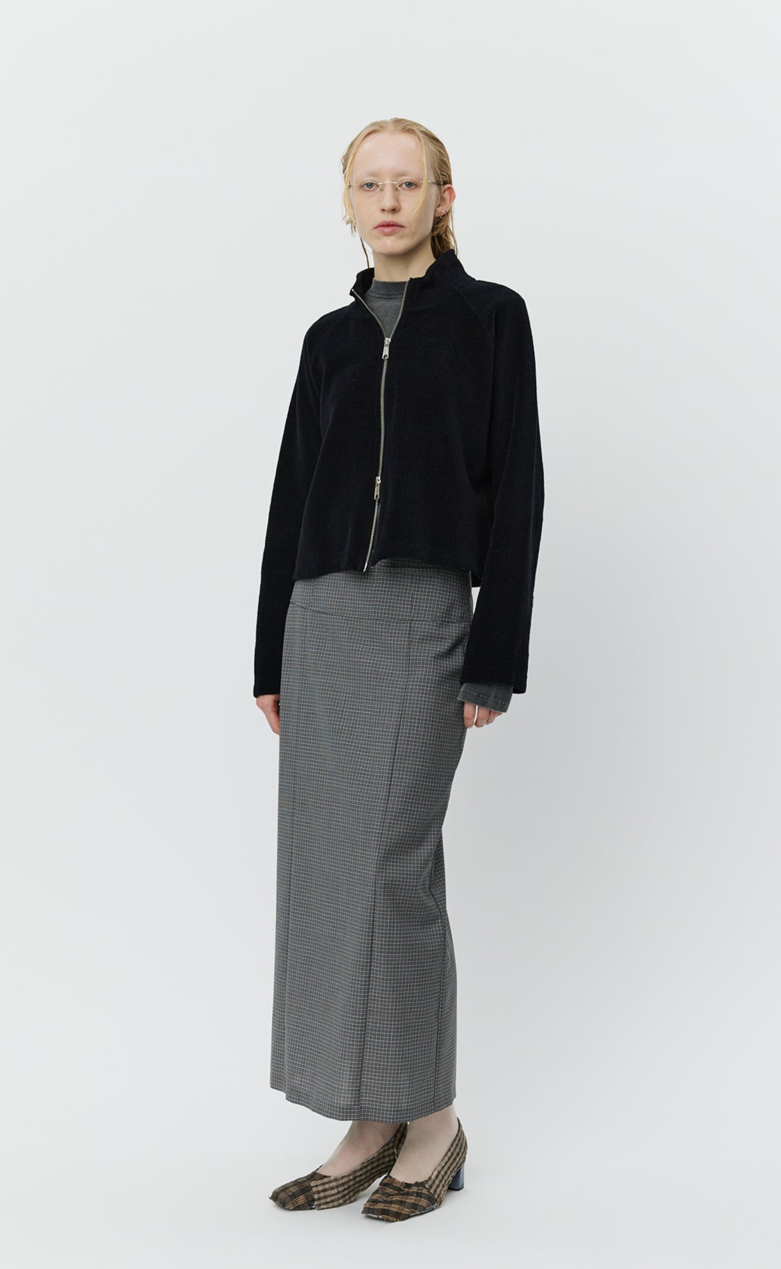 MFPEN - Cropped leisure zip-up black MFPEN